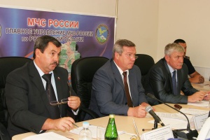 Василий Голубев принял участие в совещании по предотвращению лесных пожаров