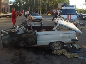 В результате лобового столкновения погибла пассажирка «ЗАЗа»