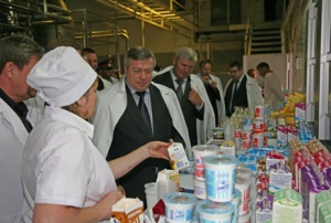 Губернатор посетил Кагальницкий и Аксайский районы