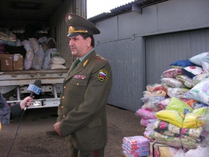 Донские милиционеры отправили гуманитарную помощь в Краснодарский край