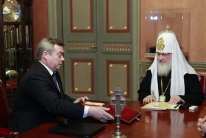 Патриарх и губернатор Дона обсудили вопросы взаимодействия