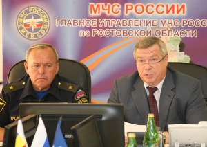 Василий Голубев принял участие во всероссийском селекторе по лесным пожарам