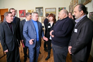 Василий Голубев встретился с представителями творческой интеллигенции