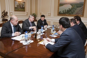Василий Голубев обсудил с украинскими инвесторами перспективы развития угольной отрасли Дона