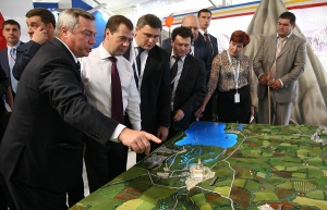 Губернатор представил премьеру экспозицию Ростовской области на «Сочи-2012»