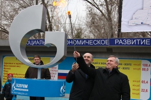 Губернатор Василий Голубев поздравил заветинцев с вводом газопровода
