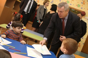 Василий Голубев открыл новый детский сад в Мясниковском районе