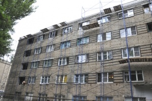 Завершены строительные работы в обрушившейся части здания общежития в Новочеркасске