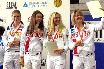 Донские спортсмены завоевали две золотые медали первенства Европы по фехтованию